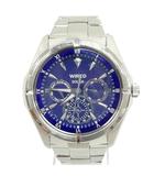 セイコー SEIKO ワイアード WIRED V14J-0BV1 ソーラー 腕時計 ブルー文字盤