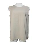 ミューズ ドゥーズィエム クラス MUSE de Deuxieme Classe 美品 トリアセジョーゼットブラウス 17051500401110 ノースリーブ プルオーバー ベージュ /X