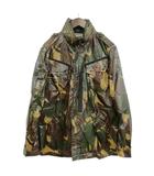 デンハム DENHAM DUTY23 ナイロン ミリタリー ジャケット カモ 迷彩 S オリーブ