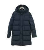 312-419990 シームレス ダウンコート ダウンジャケット L ネイビー