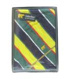 ゴールデンベア GOLDEN BEAR スポーツタオル ボーダー 刺繡 ネイビー グリーン イエロー レッド ホワイト /X