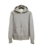 マルティニーク martinique × ループウィラー スウェット ジップアップ パーカー S グレー