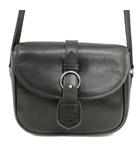 ヴィンテージ レザー ショルダーバッグ ブラック