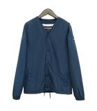 デンハム DENHAM Coach Blazer ノーカラー コーチ ジャケット XS ネイビー