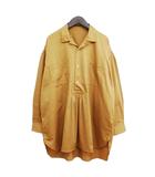 ワイズフォーメン Y's for men 80s アーカイブ ヴィンテージ プルオーバー オープンカラー シャツ マスタード系 美品