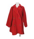 スポーツマックス マックスマーラ SPORT MAX ピーコート Pコート ミドル丈 38 M相当 赤 レッド /X