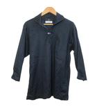 シップス SHIPS 近年 美品 SOLOTEX(R) リネン 7スリーブ カプリシャツ 111-31-0247 プルオーバー スキッパー M 紺 ネイビー /X