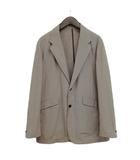 ユナイテッドアローズ UNITED ARROWS 1121-133-2175 チェック シングル 2B ジャケット テーラード ブレザー M ベージュ系