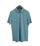 ルルレモン lululemon ポロシャツ ストレッチ ジャージー 半袖 ブルー系