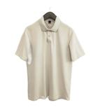 ルルレモン lululemon ポロシャツ 鹿の子 ストレッチ 半袖 M ライトベージュ