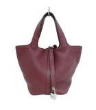 エルメス HERMES ピコタンロック PM A刻印 ハンドバッグ SV金具 トリヨンクレマンス ルージュアッシュ