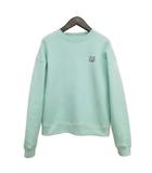 メゾンキツネ MAISON KITSUNE フォックスヘッド パッチ スウェット シャツ トレーナー M ミント系