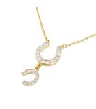 馬蹄 ホースシュー ペンダント ネックレス ゴールドカラー 美品