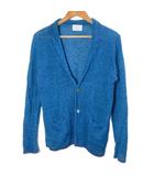 エディフィス EDIFICE リネンジャケット 2B 44 S相当 青 ブルー /X