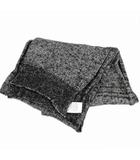 マルタンマルジェラ 1 Martin Margiela 1 マフラー メランジニット ウールモヘヤ混 2011 S51TE0012 黒 ブラック グレー