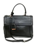 ポールスチュアート PAUL STUART 2way レザー ハンドバッグ ショルダーバッグ 黒 ブラック ゴールドカラー金具