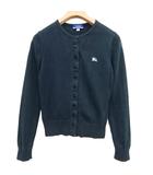 ニットカーディガン コットン 濃紺 ダークネイビー 36