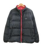 ギルドプライム GUILD PRIME ダウンジャケット ジップアップ スタンドカラー 星パッチ ロゴ プリント 3 L相当 黒 ブラック /X