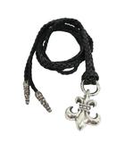 BSフレア レザー ブレイド ペンダント ネックレス 925 シルバー 90s ☆AA★