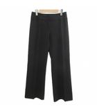 パトリツィアペペ PATRIZIA PEPE スラックス パンツ ブーツカット ウール 42 日本サイズM相当 黒 ブラック /X