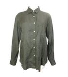 ユナイテッドアローズ UNITED ARROWS リネンシャツ 長袖 36 S相当 カーキ /X