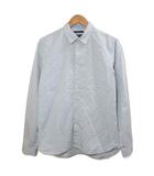 アールニューボールド R.NEWBOLD シャツ 長袖 総柄 マチ付き M ブルー系 /X