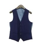 麻布テーラー azabu tailor スーツ ジレ ベスト ネイビー