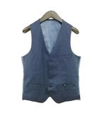 麻布テーラー azabu tailor スーツ ジレ ベスト ネイビー