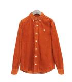 カーハート carhartt L/S MADISON CORD SHIRTS コーデュロイ シャツ ボタンダウン S ブラウン