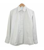 アニエスベーオム Agnes b. homme シャツ 長袖 胸ポケット 無地 コットン 1 S相当 ライトベージュ /X