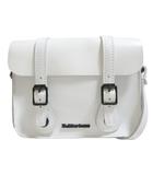 ドクターマーチン DR.MARTENS 7インチ サッチェルバッグ ショルダーバッグ レザー 鞄 白 ホワイト /X