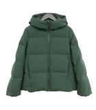 ユニクロ UNIQLO 211-460920 シームレス ダウン パーカー ダウンジャケット M グリーン系
