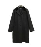 アニエスベー agnes b. ロング チェスターコート オーバーコート 美品 38 チャコール系