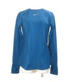 ナイキ NIKE 22AW ラン ディビジョン ランニングウェア プルオーバー トップス シャツ DRI-FIT ADV 長袖 切替 ワンポイント サムホール S ブルー系 DQ6639 /X