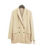 イエナ IENA 24SS ダブルブレスト ライト ビッグ ジャケット テーラード ブレザー 36 ベージュ
