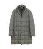 ドゥクラッセ DoCLASSE for MAN 54251-050 レイヤード キルティング ダウン コート XL グレー
