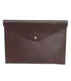 ルイヴィトン LOUIS VUITTON M99087 MI1909 タイガ ドキュメントケース クラッチバッグ セカンドバッグ ボルドー系