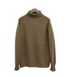 マーガレットハウエル MARGARET HOWELL 23AW ウール カシミヤ ニット セーター タートルネック スコットランド製 M カーキ系
