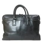 コーチ COACH ビジネスバッグ F70454 グラム レザー ブリ―ケース シグネチャー柄 鞄 A4収納 黒 ブラック ショルダーストラップ欠損 /X