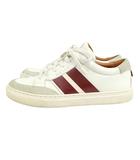 バリー BALLY HELY O レザー ローカット スニーカー 36 ホワイト系