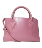  ラドリー ロンドン RADLEY LONDON 2way ハンドバッグ ショルダーバッグ 斜め掛け 3つ口 鞄 ピンク /X