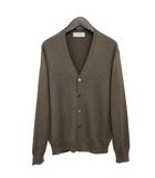 トゥモローランド トリコ TOMORROWLAND tricot 18SS シルク ニット カーディガン M カーキ系