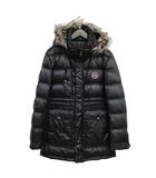 バーバリーブラックレーベル BURBERRY BLACK LABEL ダウンジャケット ダウンパーカー LL ブラック
