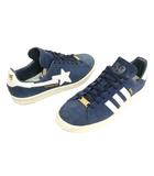 アディダス adidas ID4770 A Bathing Ape Campus 80s 30th Anniversary エイプ コラボ キャンパス スニーカー 27cm ネイビー