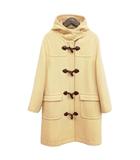ダックス DAKS ヘリンボーン ウール ダッフルコート 9 クリーム