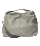 フルラ FURLA 2way レザーバッグ ショルダーバッグ ハンドバッグ 鞄 メタルチャーム グレージュ /X