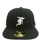 ニューエラ NEW ERA × FOG ESSENTIALS ベースボールキャップ 美品 7 5/8 ブラック
