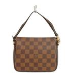 ルイヴィトン LOUIS VUITTON N51982 NO1918 ダミエ エベヌ トゥルース メイクアップ ポーチ ポシェット ハンドバッグ ブラウン系