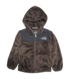 ザノースフェイス THE NORTH FACE キッズ ボアパーカー ジップアップ 切り替え アウトドアウェア ロゴ刺繡 女の子 XS 110cm相当 ブラウン ブラック /X