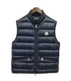 モンクレール MONCLER GUI ダウンベスト ロゴワッペン 2 ネイビー 美品